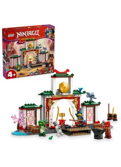 LEGO NINJAGO Ninja Spinjitzu Temple - Toy Playset with 4 Minifigures & a Dragon Figure, Building Set Incluse a Treehouse and Weapon Accessories - Birthday Gift for 4+ Year Old Boys & Girls 71831 (158 pieces)  - Image 1