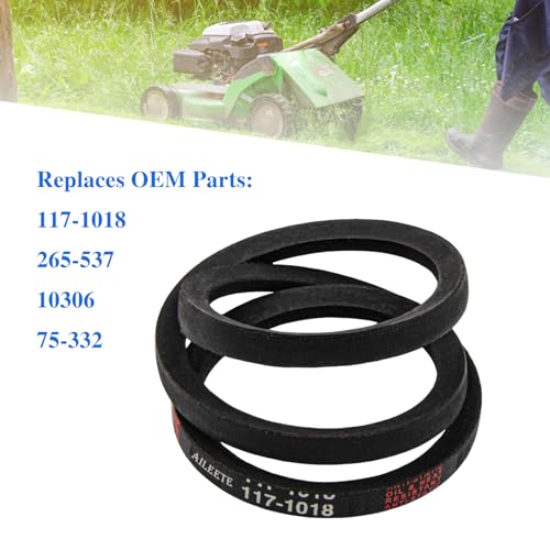AILEETE 117-1018 V-Belt 3/8" x 32-3/8" for Toro 22 inch Recycler Lawn Mower 20330 20331 20339 20370 20371 20377 20378 20379, Replaces Toro Recycler 22 Drive Belt 117-1018 - Image 3