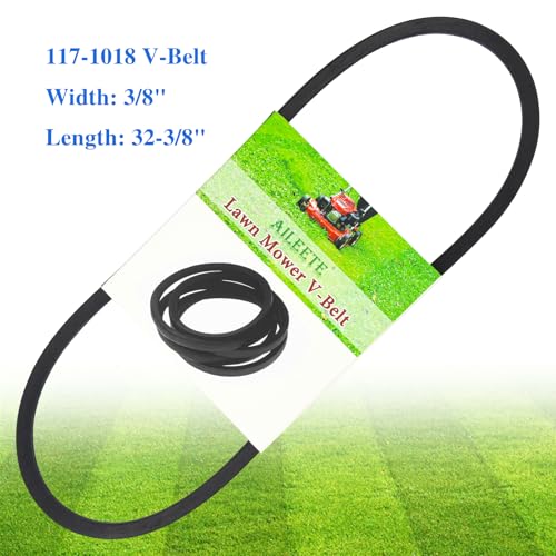AILEETE 117-1018 V-Belt 3/8" x 32-3/8" for Toro 22 inch Recycler Lawn Mower 20330 20331 20339 20370 20371 20377 20378 20379, Replaces Toro Recycler 22 Drive Belt 117-1018 - Image 2