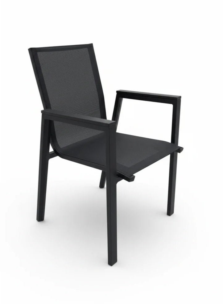 Casa Fiora Outdoor Aluminum Dining Chair – Weather-Resistant - Image 3