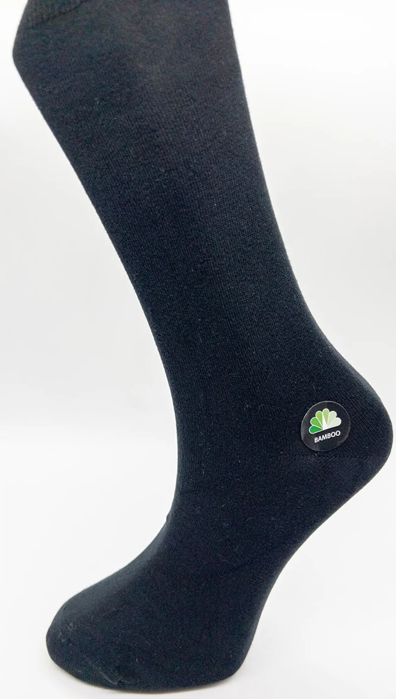 Ciho Socks Premium 6 Pairs Bamboo Seamless Black-Dark Navy Blue-Smoked Men's Sock Socks