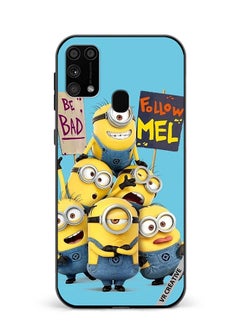 VR CREATIVE Protective Case Cover For Samsung Galaxy M31/M31 Prime Be Bad Follow Mel Design Multicolour  - Image 1