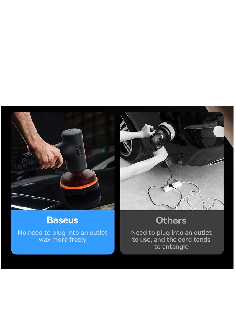 Baseus Car Polishing Machine Cordless Mini Electric Polisher With Adjust Speed For Car Home Wireless Polish Waxing - Image 3