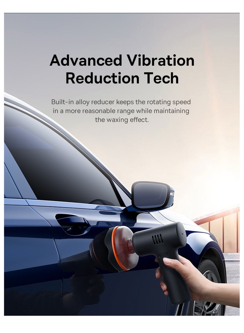 Baseus Car Polishing Machine Cordless Mini Electric Polisher With Adjust Speed For Car Home Wireless Polish Waxing - Image 2