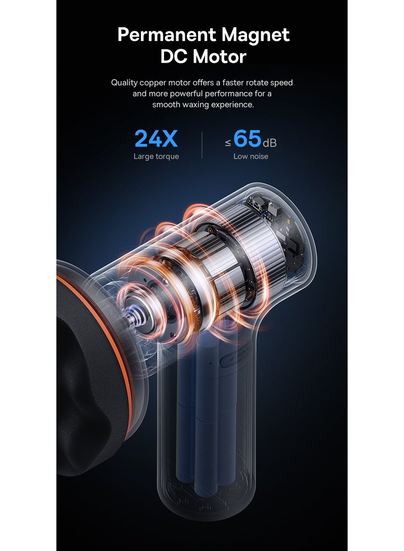 Baseus Car Polishing Machine Cordless Mini Electric Polisher With Adjust Speed For Car Home Wireless Polish Waxing - Image 5