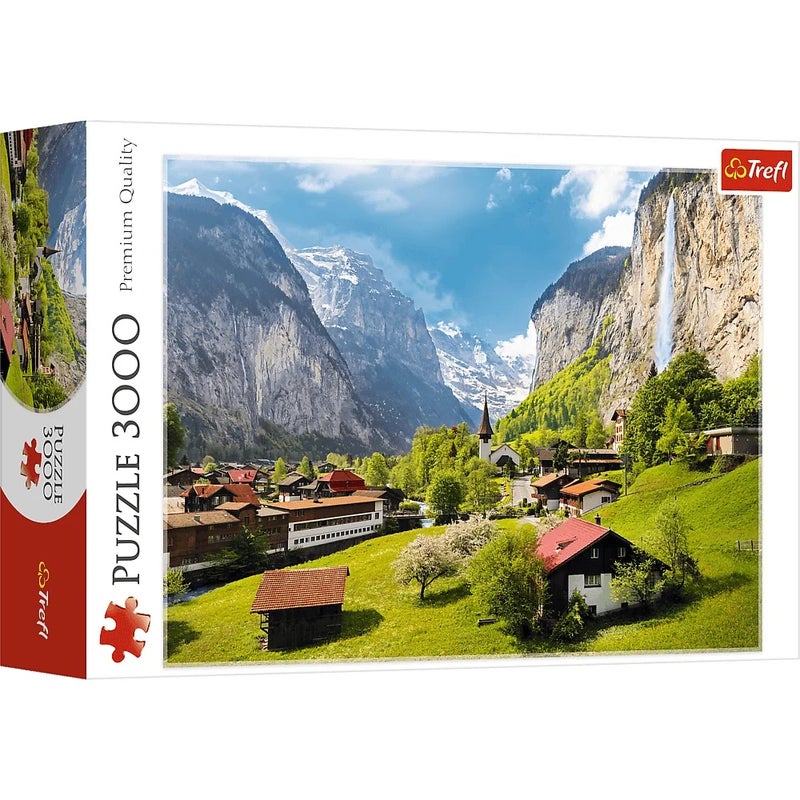 Trefl - Lauterbrunnen, Switzerland Puzzle 3000 Pieces - 33076 - Image 1