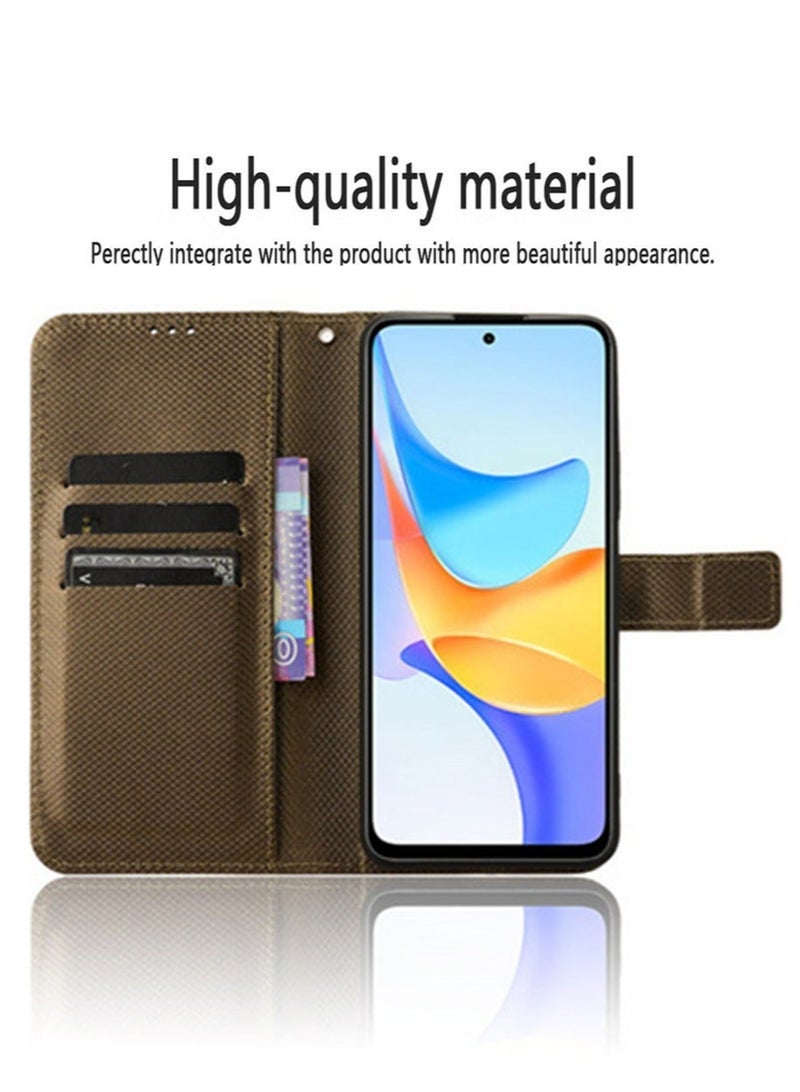 X-level Case Cover for Honor X7b With Full Body Camera Len Protector PU Leather Wallet Card Holder Shockproof Protective Back Cover With Release Hand Phone Daily Video Kickstand - Image 2