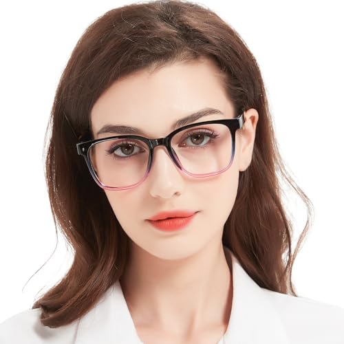 AEZUNI Oversize Square Reading Glasses for Women Oversized Trendy Large Readers 1.0 1.25 1.5 1.75 2.0 2.25 2.5 2.75 3.0 3.5 4.0 5.0 6.0(Purple,1.50) - Image 5