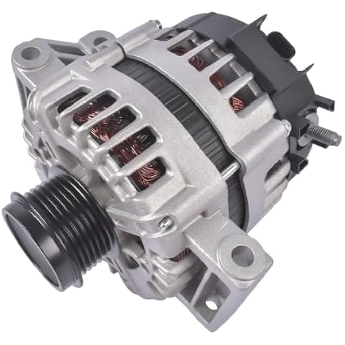 TEKKOAUTO Alternator Replacement for Chevy Cobalt Malibu Pontiac G5 Saturn Aura Sky Vue 2.2L 2.4L 2008-2012 15828450 2762984 AVA0078 - Image 3