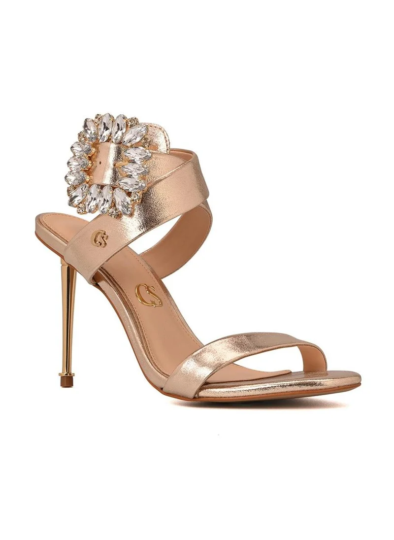 Carmen Steffens Golden Buckle Sandal