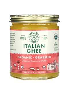 Pure Indian Foods Pure Indian Foods, Organic Italian Ghee, 7.8 oz (220 g)  - Image 1