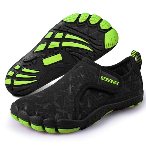 SEEKWAY Barefoot Water Shoes for Kids - Wide Toe Box and Quick-Dry Sand Shoes Toddler for Hiking Swim Beach Pool Kayak Sport Accessories, Camping Essentials Non-Slip for Boys Girls Sizes - Image 1