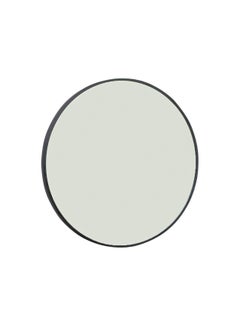 Pixels Furniture Aluminum Metal Frame Round Wall Mirror for Living Room, Entryway, Dressing Table, Bathroom, Black, 80cm - pzsku/Z25E970460BF3A68E9D38Z/45/_/1738268800/1e39e10a-250c-4c9a-ac09-baed3446dcec