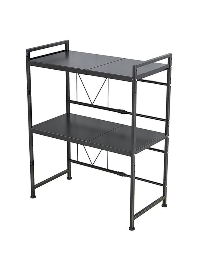 Yolu 3 Tier Microwave Shelf for Kitchen Counter, Height And Width Adjustable Microwave Oven Rack  - Image 2