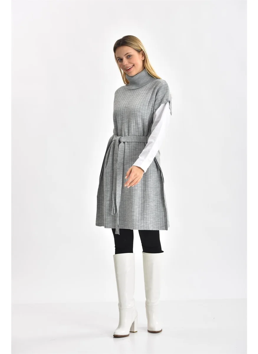 Garmi Women's Shirt Sleeve Tunic Light Grey