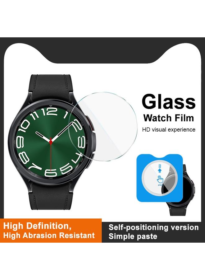 إيروريكس لساعة سامسونج جالاكسي واتش 6 كلاسيك 47 مم، غشاء حماية زجاجي مقوى، إصدار تحديد المواقع الذاتي - Image 3