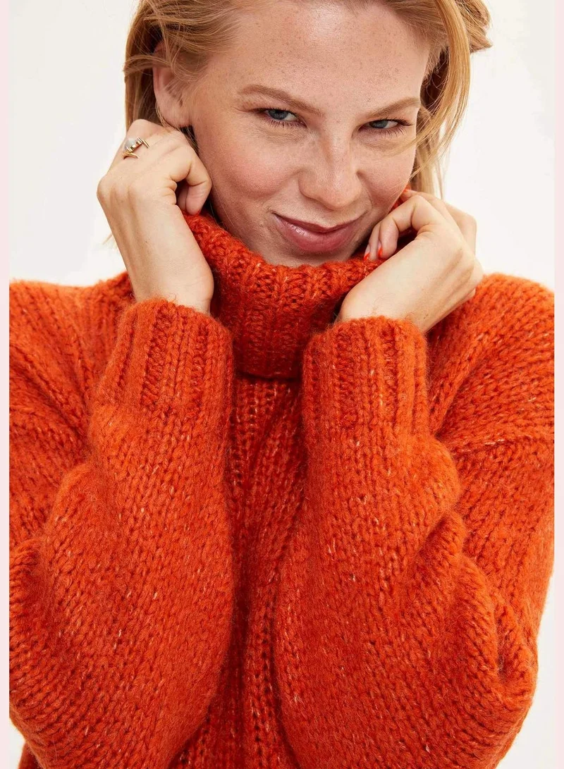 DeFacto Woman Oversize Fit Cowl Neck Tunic