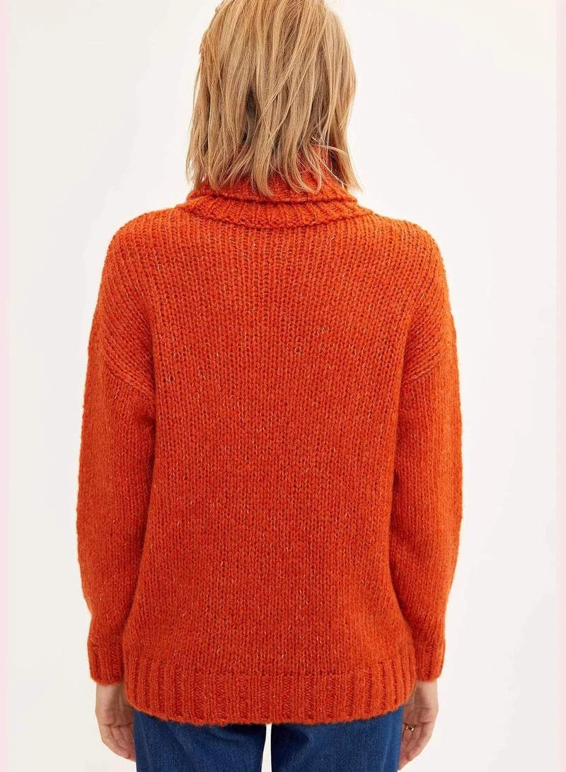 DeFacto Woman Oversize Fit Cowl Neck Tunic
