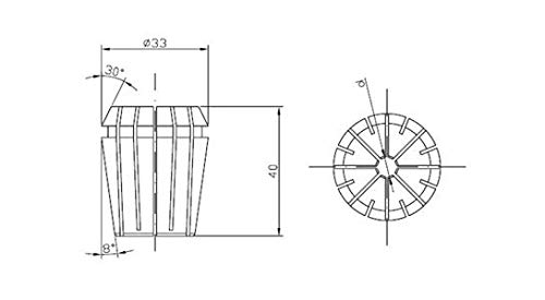 Amana Tool - 1/4 Dia Spring Collets ER32 (CO-174), Industrial Grade - Image 3