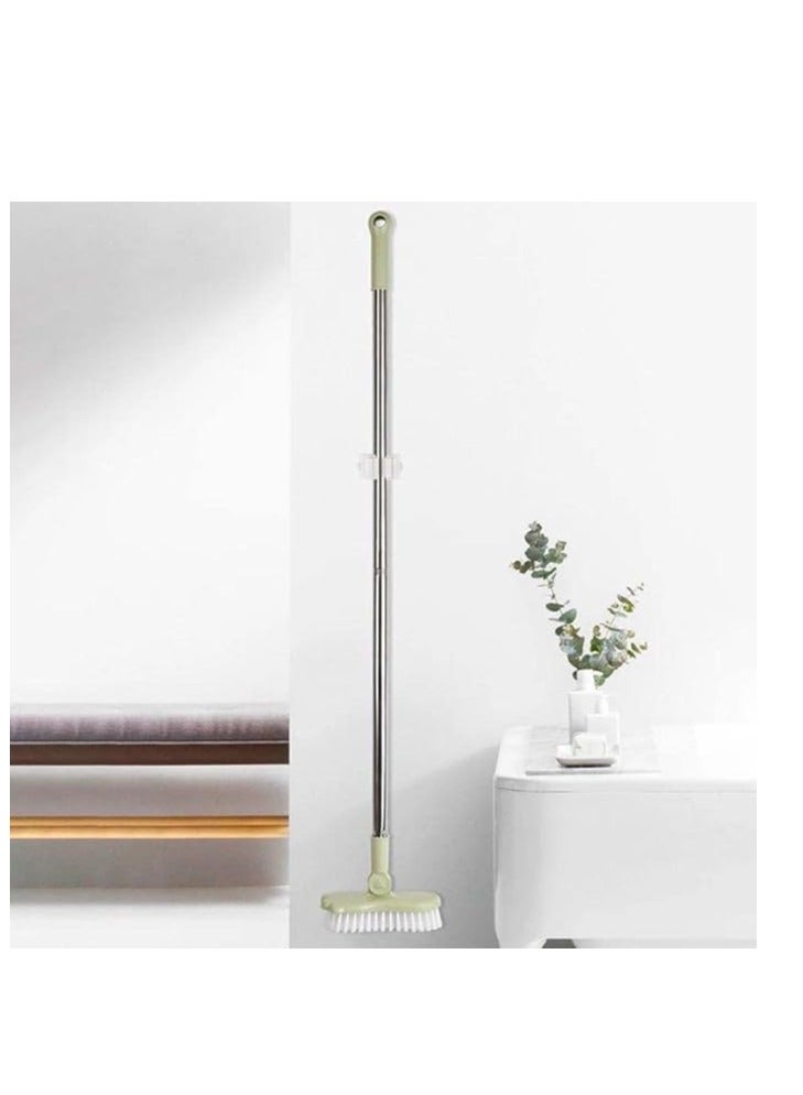 Bathroom Floor Cleaning Brush with 48in Long Handle – Heavy-Duty Scrub Brush with Ceramic Bristles for Bathroom Tiles, Walls, Grout & Hard Floors  - Image 3