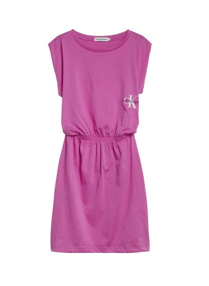 Calvin Klein Jeans Monogram off placed tshirt dress