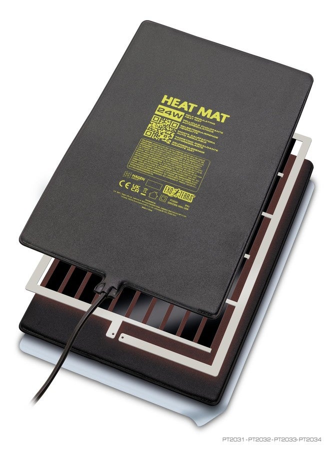 Exo Terra Heat Mat - Self-Regulating Reptile Heating Pad for Terrariums, Conductive Source for Reptiles & Amphibians, Fast Warm-Up, Safe & Energy Efficient, Even Distribution 8W - Image 4