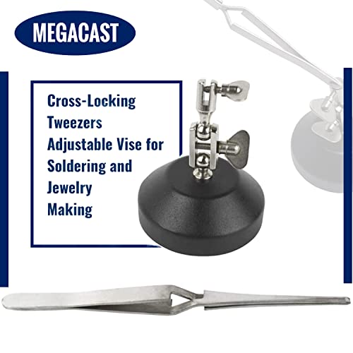 MegaCast Third Hand with Tweezers, Black, Modern Style - Image 5