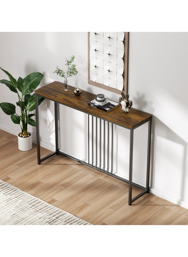 Chulovs Modern Console Table, Narrow & Long Sofa Table with a Stable Steel Frame, Multifunctional Entryway Table for Living Room, Bedroom, Hallway, Foyer, Office & Corner - Image 5
