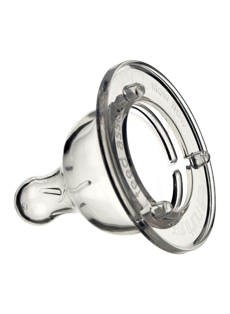 Vital Baby NURTURE Silicone Feed Assist Teats Slow Flow – 2pk - Image 2