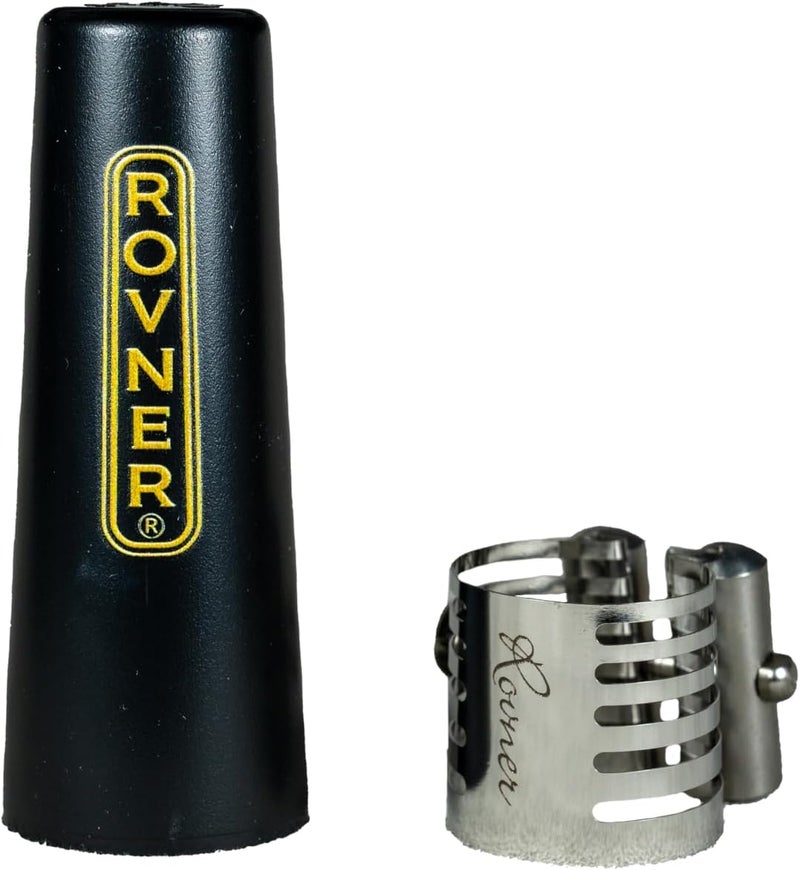 Rovner Ligature & Plastic Cap for Tenor Slim Saxophone - Platinum Ligature for Metal Mouthpiece (P-2M) - Image 2