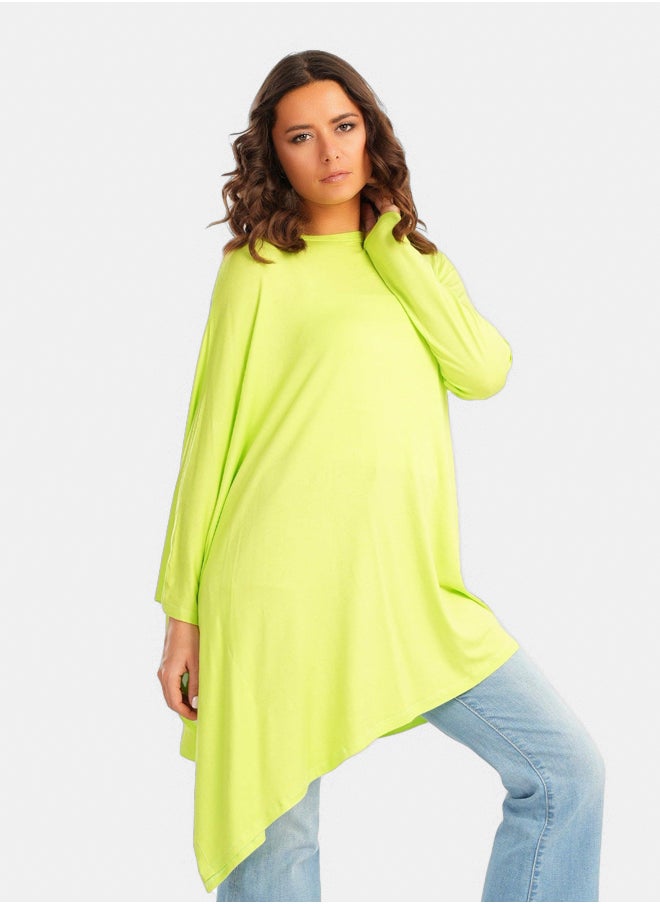 Clue Plain Blouse with Batwing Sleeve  - Image 1