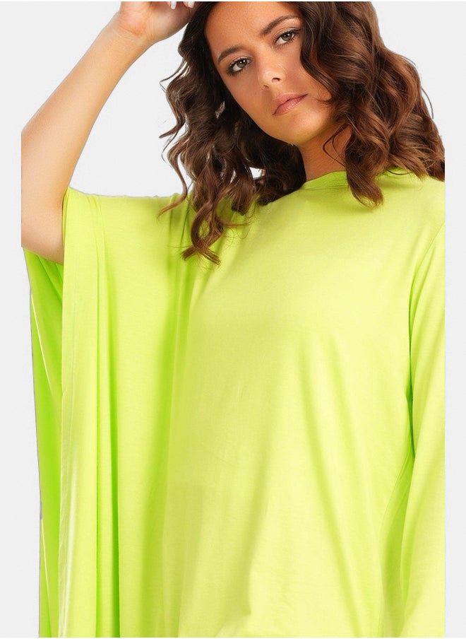 Clue Plain Blouse with Batwing Sleeve  - Image 3