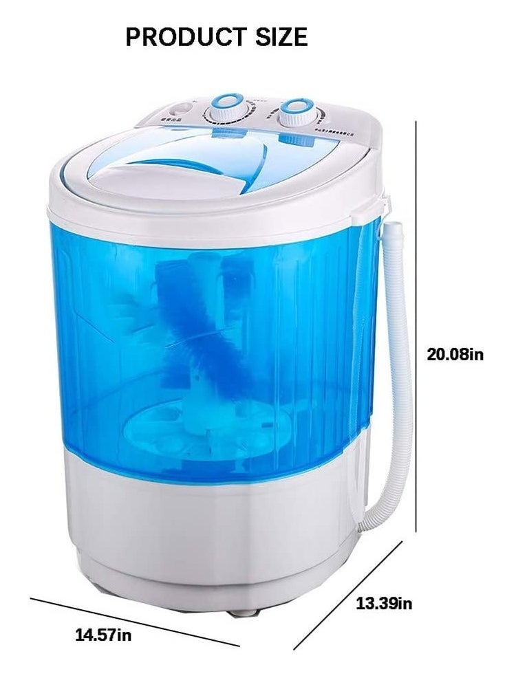 Raxoom Shoe Washing Machine Small Household, Portable Lazy Washing Machine, 360° Cleaning, 10 Minutes Fast Cleaning, Safe Material Does Not Hurt Shoes Blue/White  - Image 3