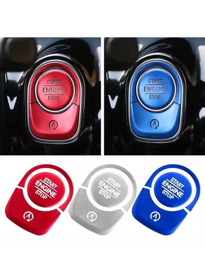 Silvery One Button Start Engine Cover for Mercedes Glb200 Gla Cla A Class - Image 1