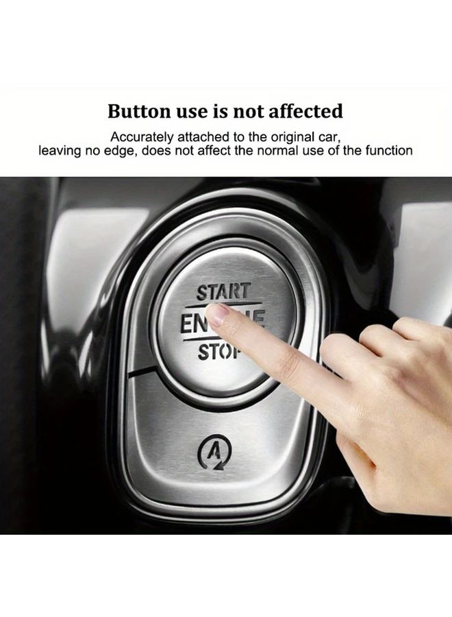 Silvery One Button Start Engine Cover for Mercedes Glb200 Gla Cla A Class - Image 5