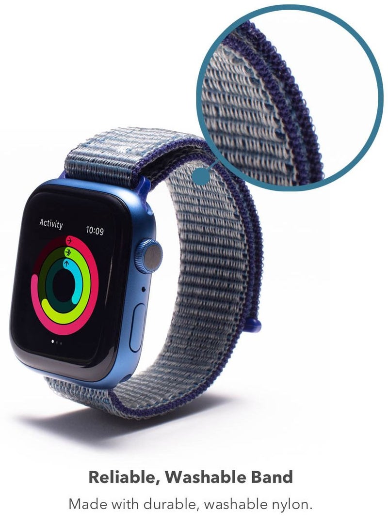 Gear4 Sport Band For Apple Watch Series 7 (45mm), Series 6/SE/5/4 (44mm) and Series 3/2/1 (42mm) - Navy Blue - Image 3
