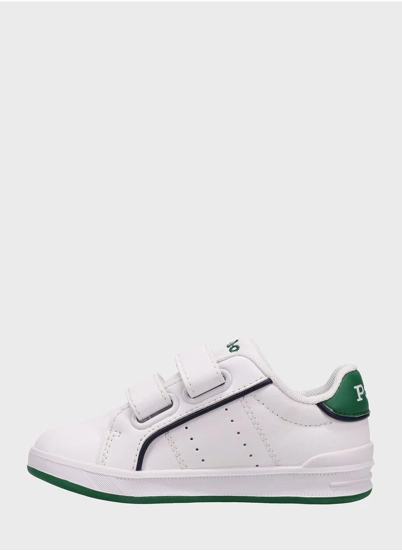 POLO RALPH LAUREN Kids Heritage Court Iii Ez Velcro Sneakers