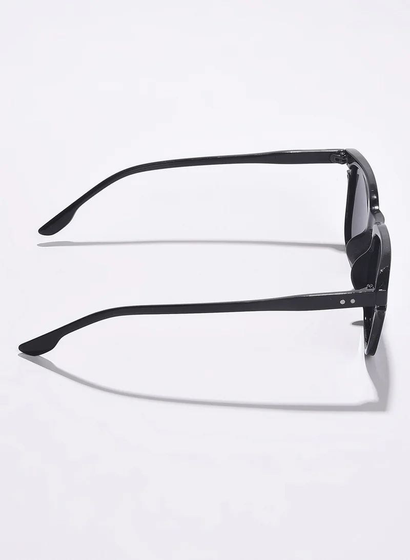 Haute Sauce Black Lens Black Butterfly Sunglasses