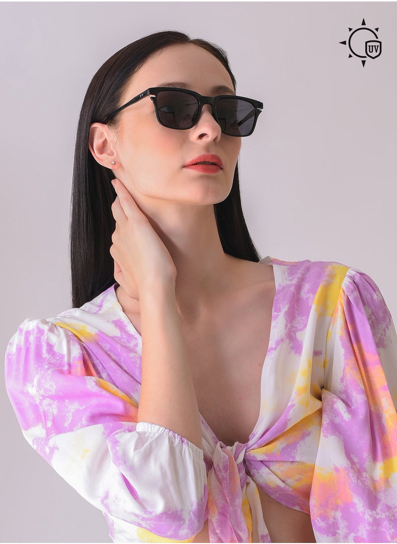 Haute Sauce Black Lens Black Butterfly Sunglasses  - Image 2
