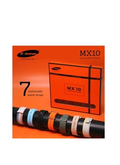 X-Inova MX10 - Luxury Smart Watch 7 Watch Bands - Golden  - Image 3