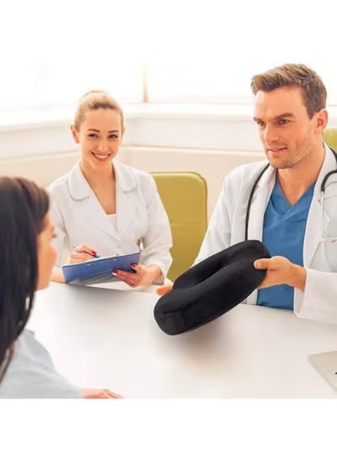 Orthopedic Donut Seat Cushion for Tailbone & Hemorrhoid Relief – Comfortable Ring Pillow for Sitting Support, Pregnancy & Postpartum Use - Image 2
