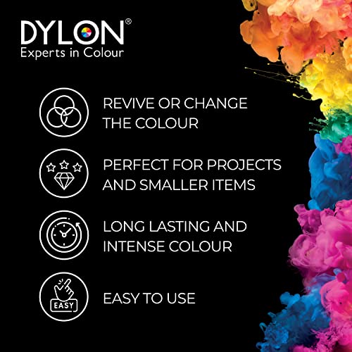 DYLON صبغة ديلون اليدوية، كيس صبغة الأقمشة للملابس، الأثاث الناعم والمشاريع، 50 جرام - الأزرق الجنة - Image 3