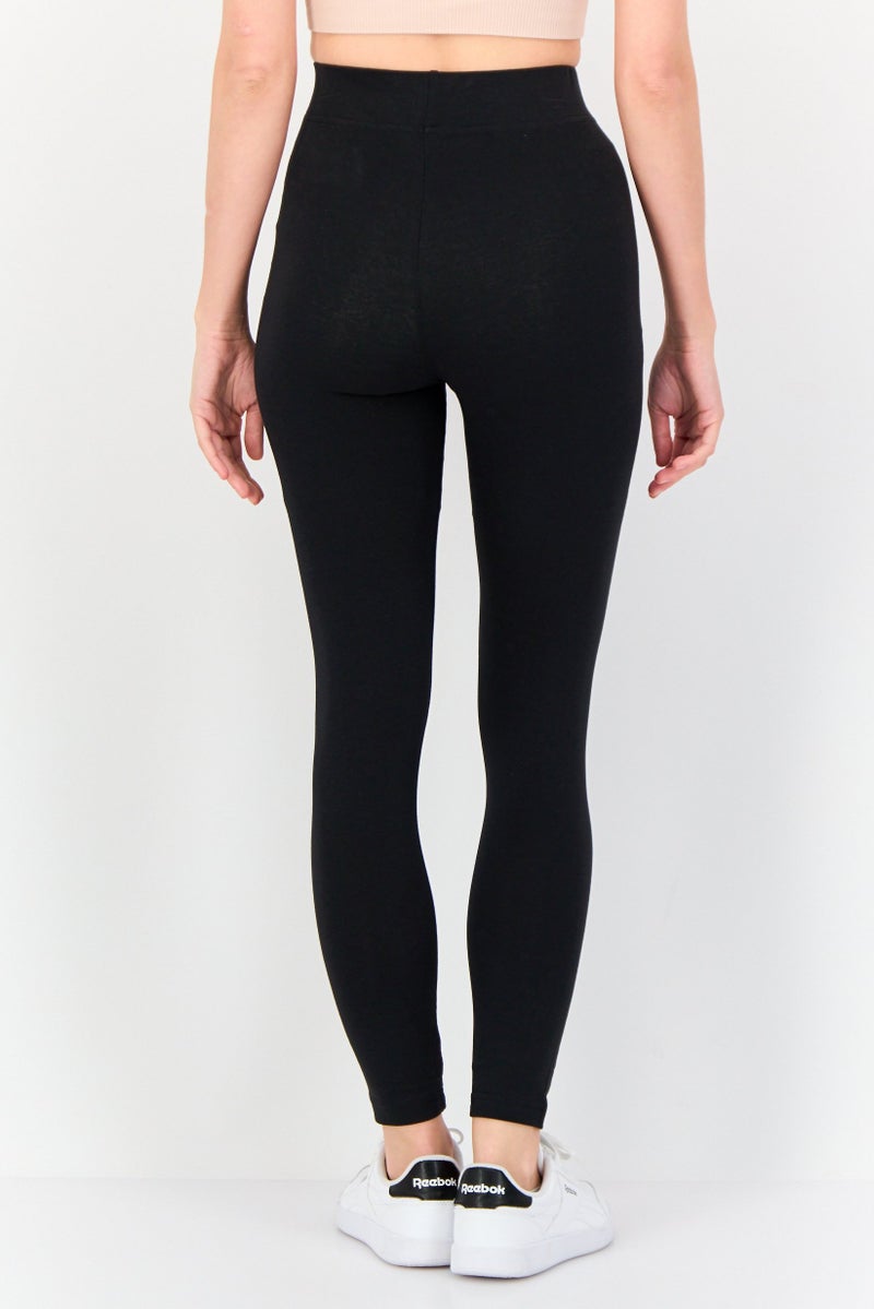Adidas Women Sportswear Fit Brand Logo Training Leggings, Black - Image 4