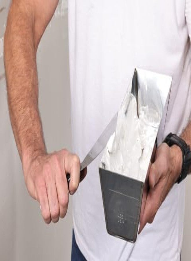 TOOLPRO Stainless Steel Mud Pan (Stainless Steel - No-Slip Grip, 12 in.) - Image 2