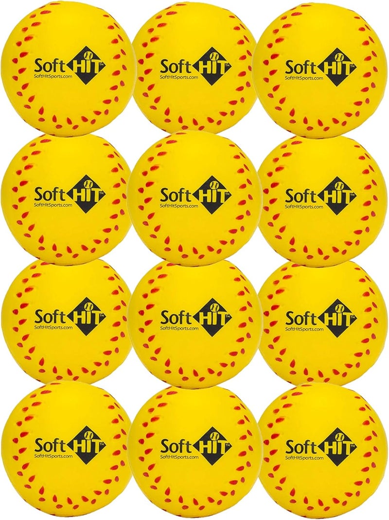 Soft Hit Soft Baseball/Softball Training Foam Ball - Image 1
