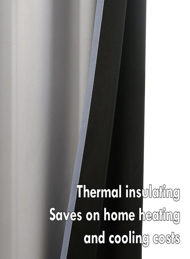weesire Ombre Blackout Curtains for Bedroom Living Room 2 Panels 100% Blackout Light Blue Grey Gradient Curtains, 52x84 Inches - Image 4