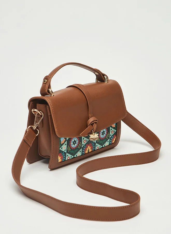 تشومباك The London Satchel -  Floral | Digital Nomad