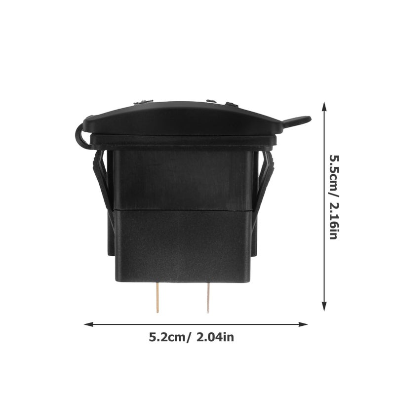 Dual USB Car Charger Black Nylon PVC Water Resistant Overheat Safety Feature - Image 3