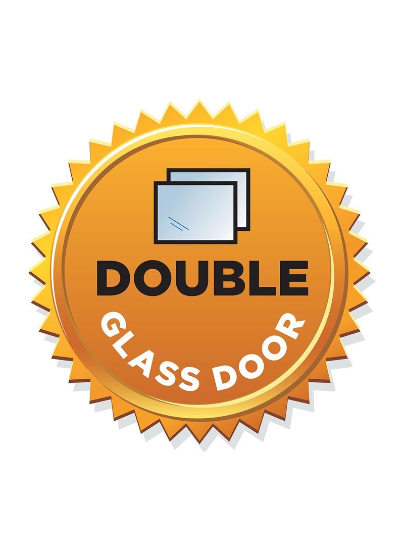 BLACK&DECKER 62L Double Glass Door Toaster Oven with Rotisserie For Grilling Toasting Baking and Broiling 62 L 2000 W TRO62RDG-B5 Silver - Image 4