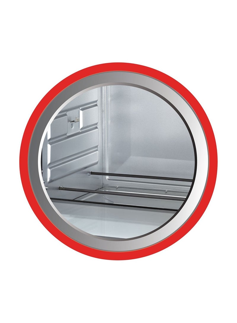 BLACK&DECKER 62L Double Glass Door Toaster Oven with Rotisserie For Grilling Toasting Baking and Broiling 62 L 2000 W TRO62RDG-B5 Silver - Image 3